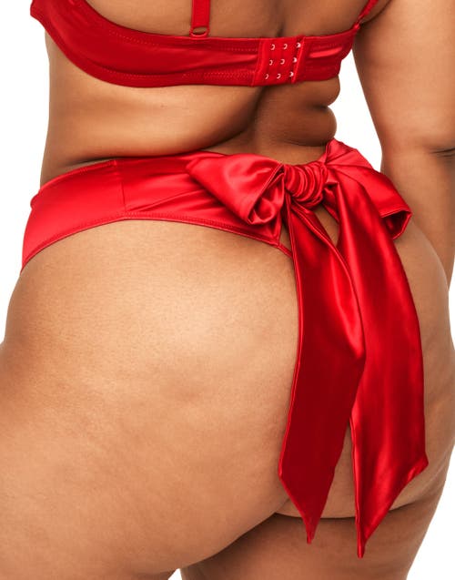 Shop Adore Me Gynger Bikini Panties In Dark Red
