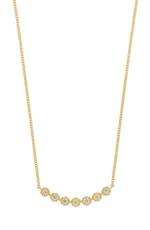 Bony Levy Monaco Diamond Frontal Necklace in 18K Yellow Gold at Nordstrom