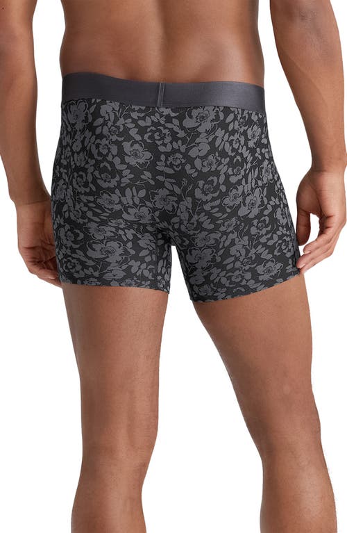 Shop Tommy John Second Skin Boxer Briefs In Grey Etched Bud