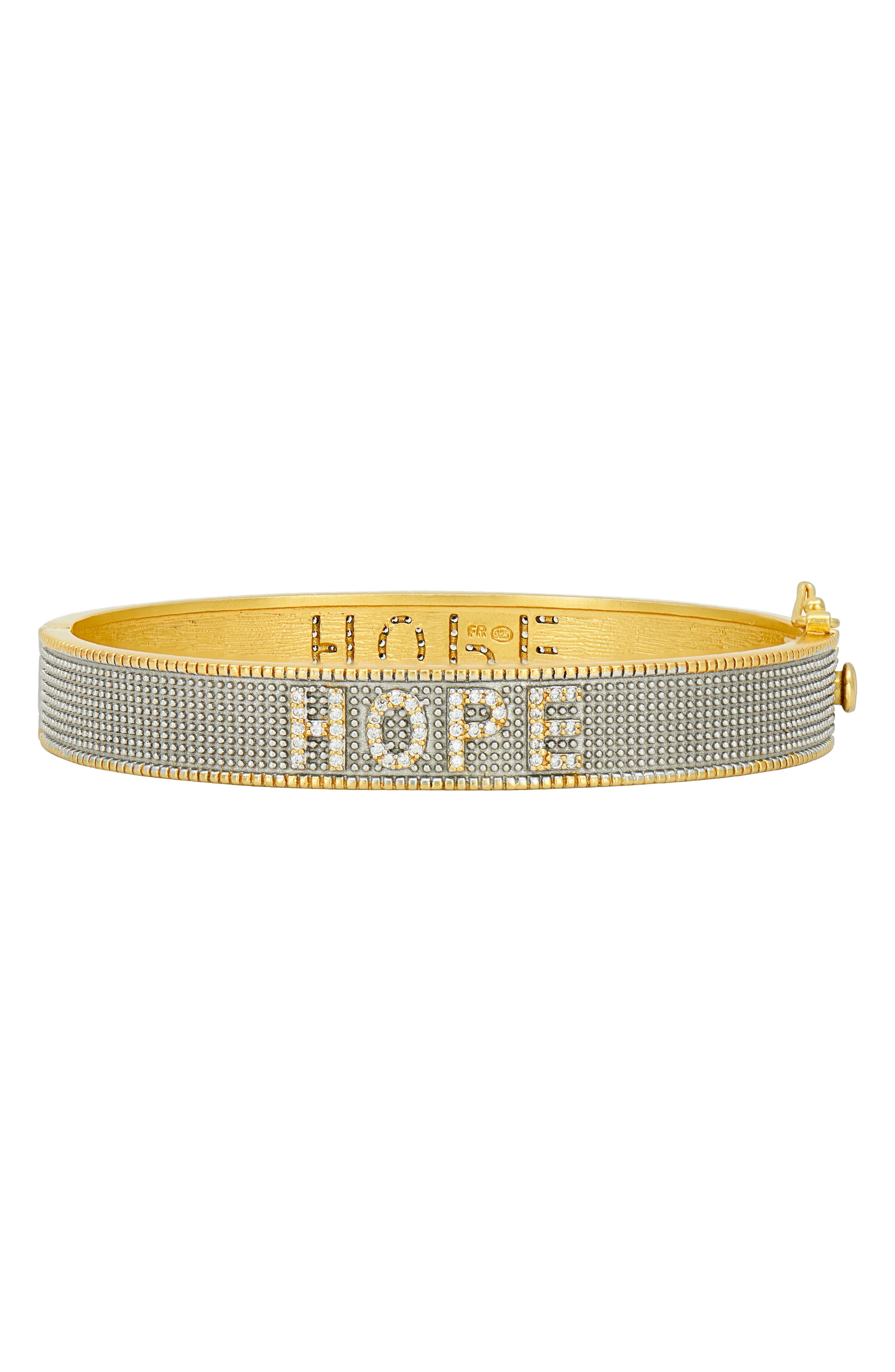 FREIDA ROTHMAN Hope Bracelet in Gold And Silver at Nordstrom -  AHPYZB03-H