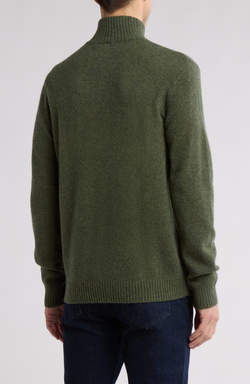 Rodd & Gunn Jacks Bay Quarter Zip Sweater In Thyme