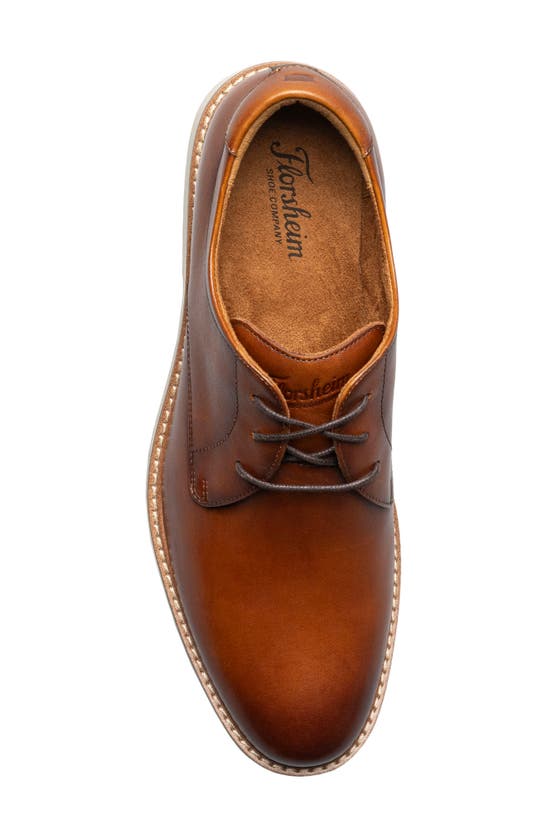 Florsheim Highpoint Plain Toe Derby In Cognac
