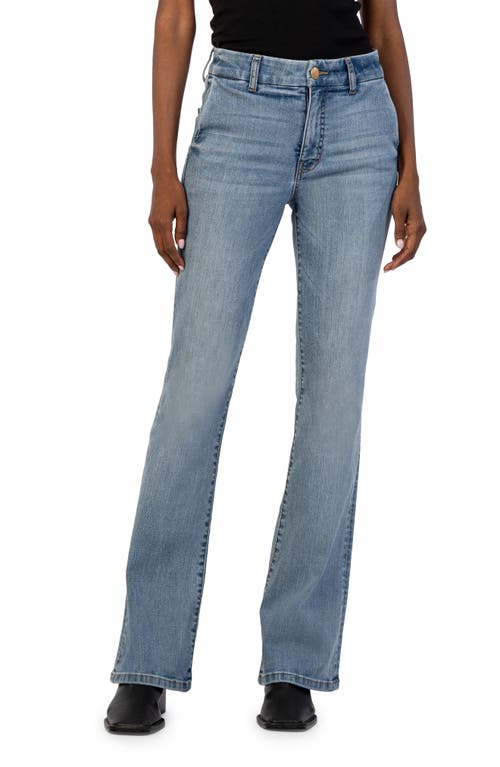 KUT from the Kloth Ana High Waist Flare Jeans in Moment at Nordstrom, Size 16