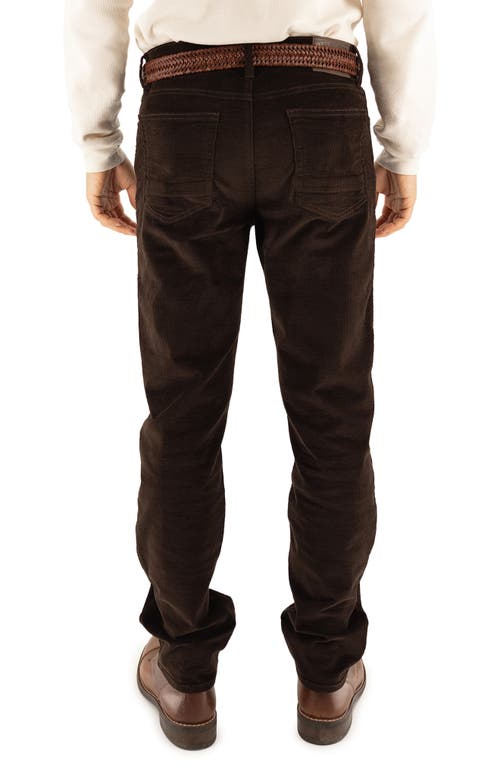 Shop Devil-dog Dungarees Stretch Corduroy Five Pocket Pants In Dark Roast