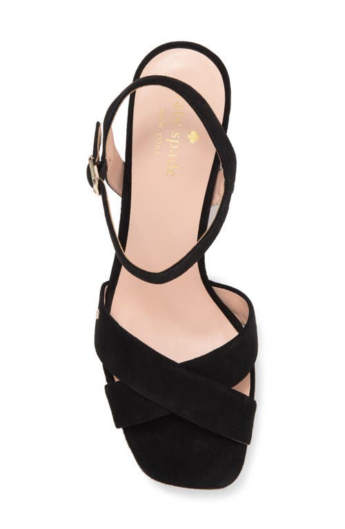 Kate Spade New York Delia Platform Sandal In Black/silver