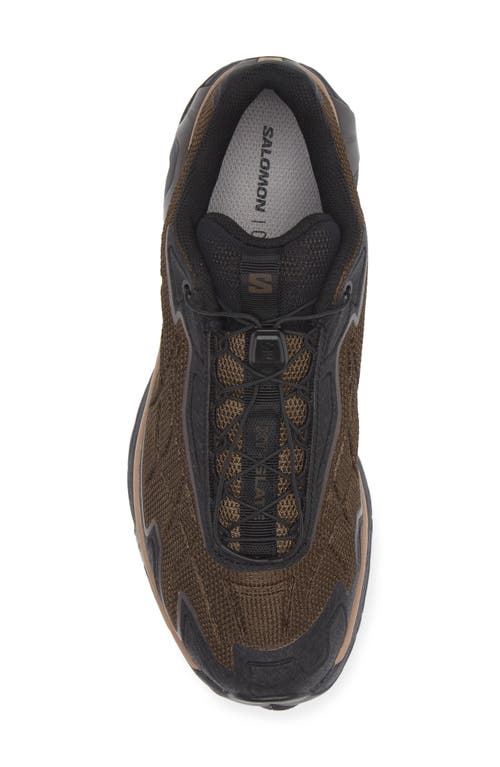Salomon Xt-slate Rubber-trimmed Mesh Sneakers In Wren/black/portabella