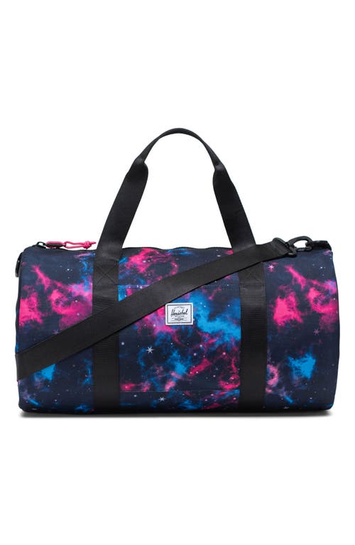 Shop Herschel Supply Co . Kids' Classic Recycled Polyester Duffle Bag In Fuschia Purple Galaxy