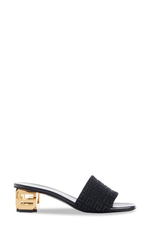 Shop Givenchy G-cube Sandal In Black