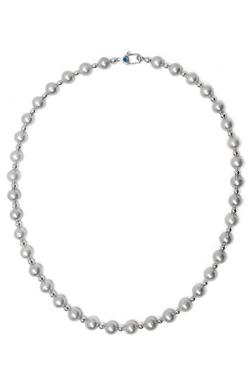 PPF Freshwater Pearl Necklace in Silver