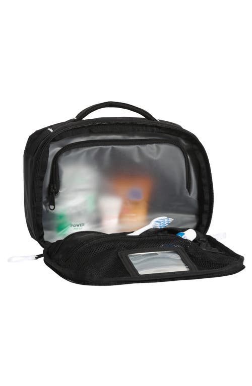 Shop The North Face Base Camp Voyager Dopp Kit In Tnf Black/tnf White-npf