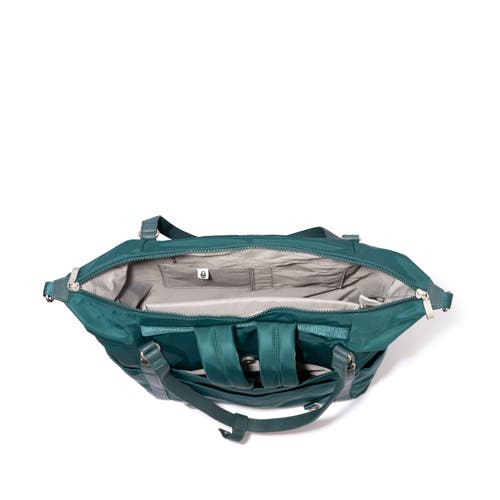 Shop Baggallini Nolita Convertible Backpack In Emerald Twill