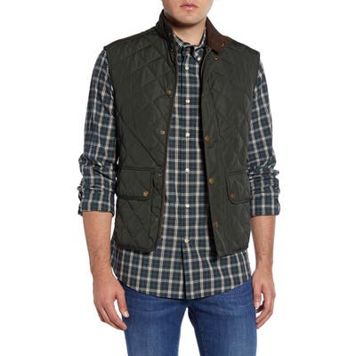 Barbour Lowerdale Regular Fit Quilted Vest, Green