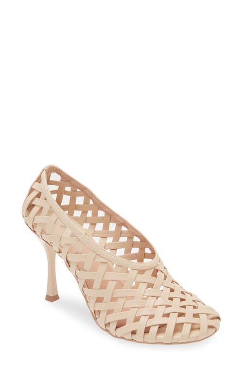 Jeffrey Campbell Encaged Pump In Gold