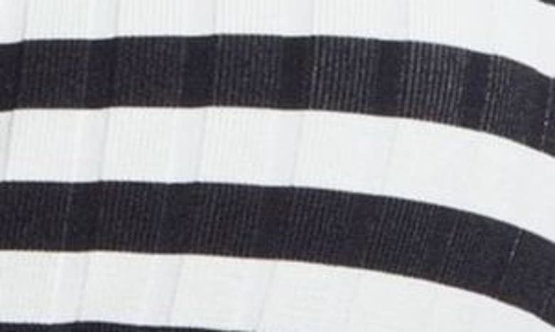 Solid & Striped The Iris Bikini Top Blackout/marshmallow In Blackout X Marshmallow