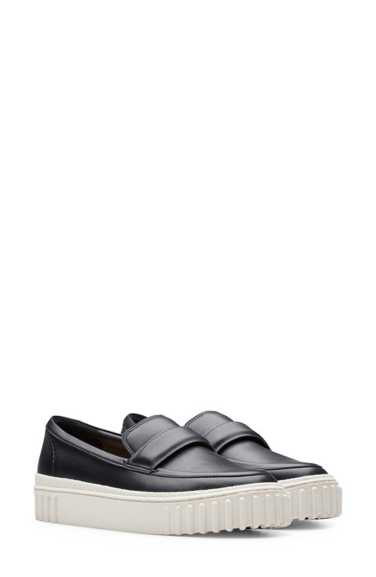 Shop Clarks Mayhill Cove Loafer In Black Leather