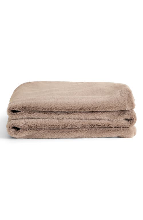 UnHide Lil' Marsh Small Plush Blanket in Mocha Shar-Pei at Nordstrom