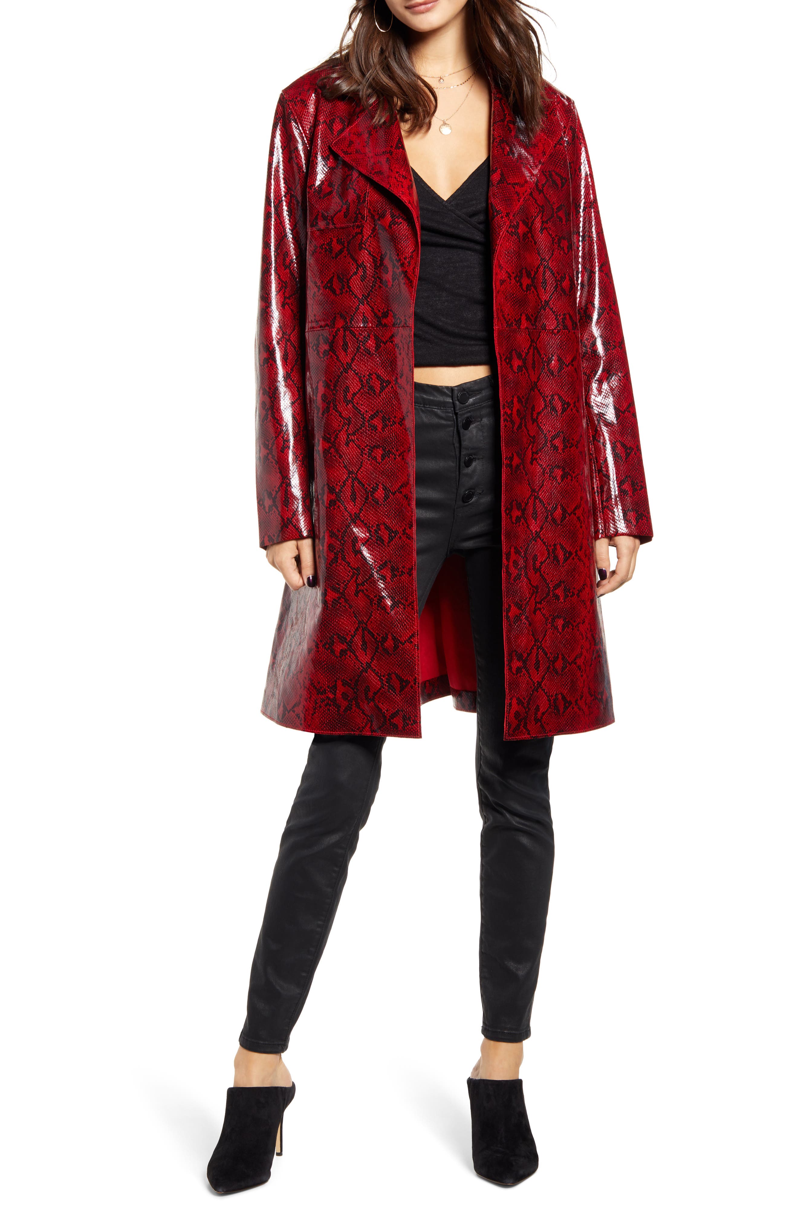 blanknyc snakeskin jacket