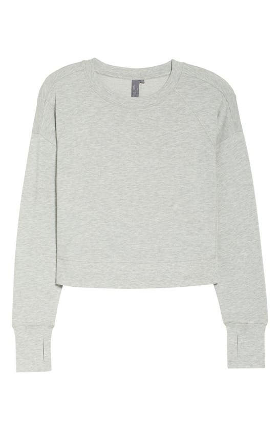 SWEATY BETTY AFTER CLASS COTTON BLEND CROP SWEATSHIRT