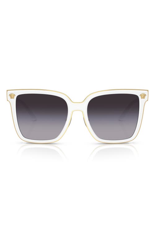 Versace 58mm Butterfly Sunglasses In White