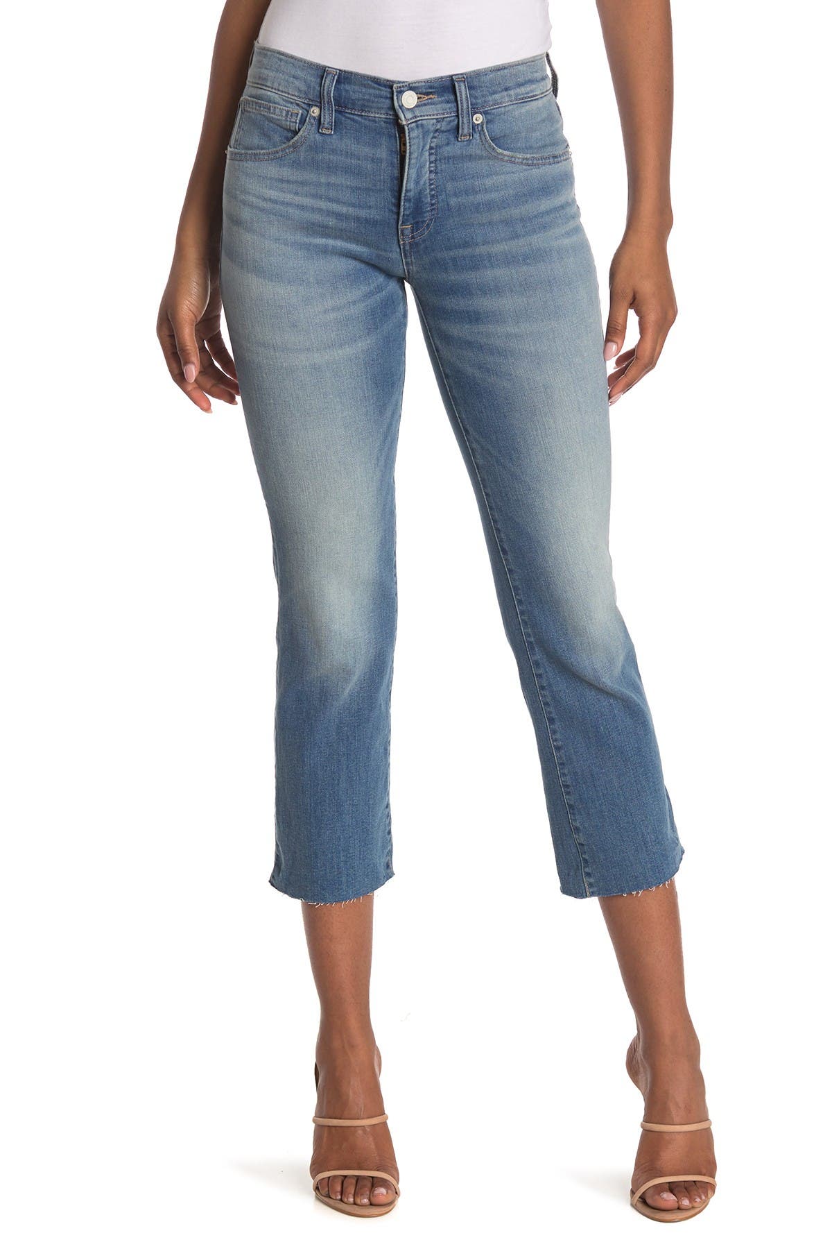 bootcut cropped jeans