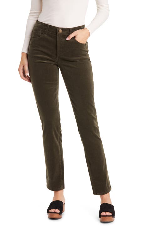 BDG Mom High Rise Green Corduroy Pants Size 24 - $30 (49% Off