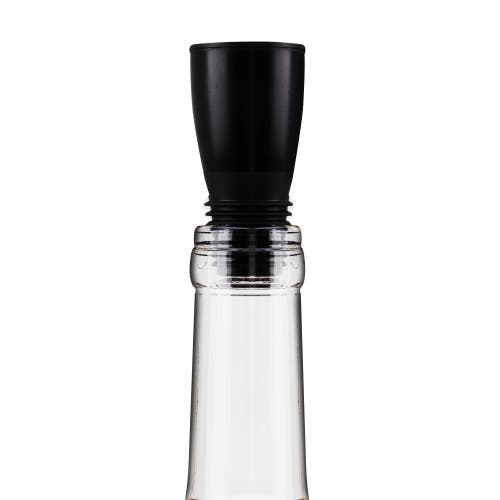 Viski Alchemi Repour Wine Saving Bottle Stoppers In Black