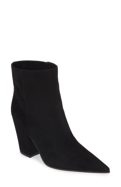 Shop Gianvito Rossi Pointed Toe Bootie In Black