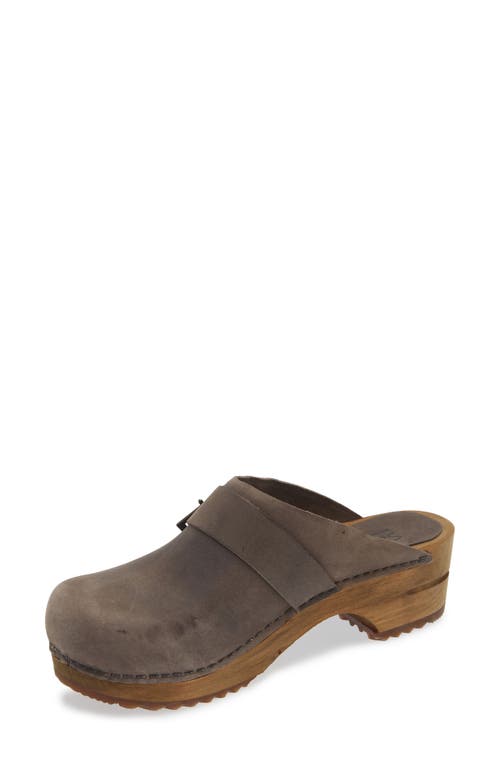 Sanita Platform Clog In Anthracite