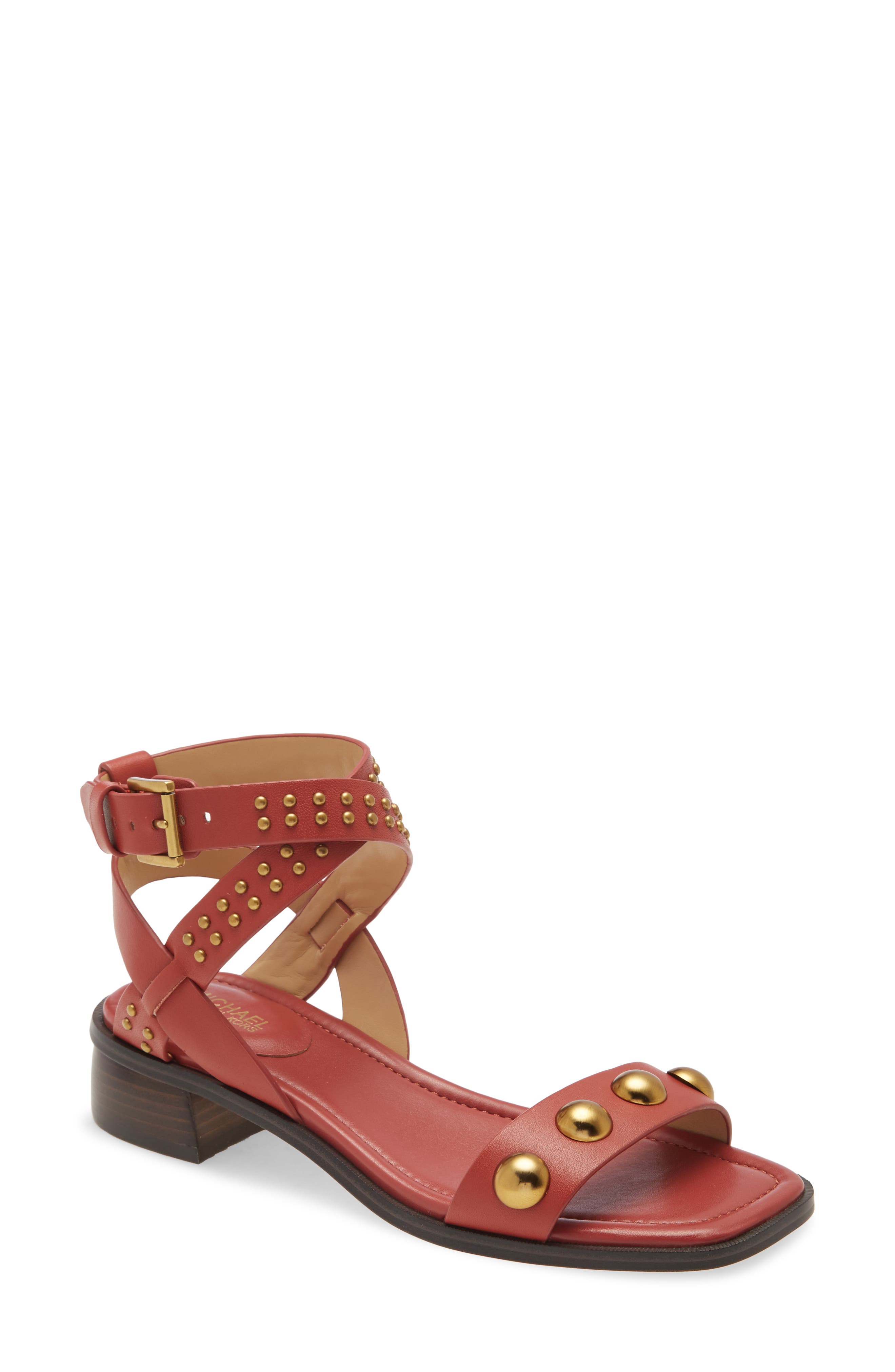 michael kors garner studded sandals