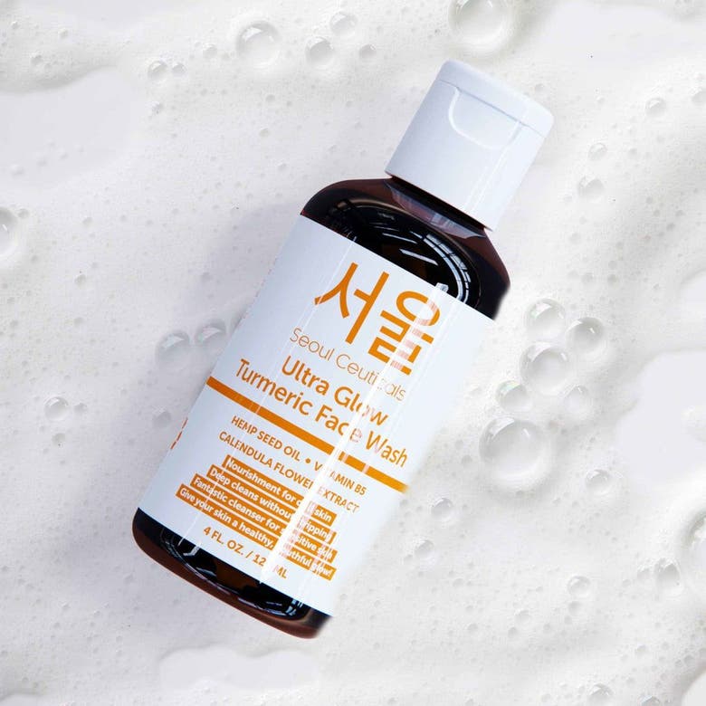 Seoul Ceuticals Ultra Glow Korean Turmeric Face Wash In Clear
