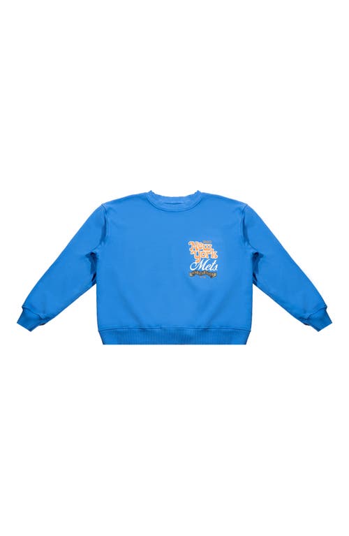 DIET STARTS MONDAY x '47 New York Mets Banner Graphic Sweatshirt in Blue