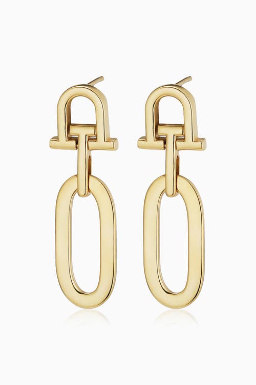 Shop Oradina 14k Yellow Gold Maison Drop Earrings