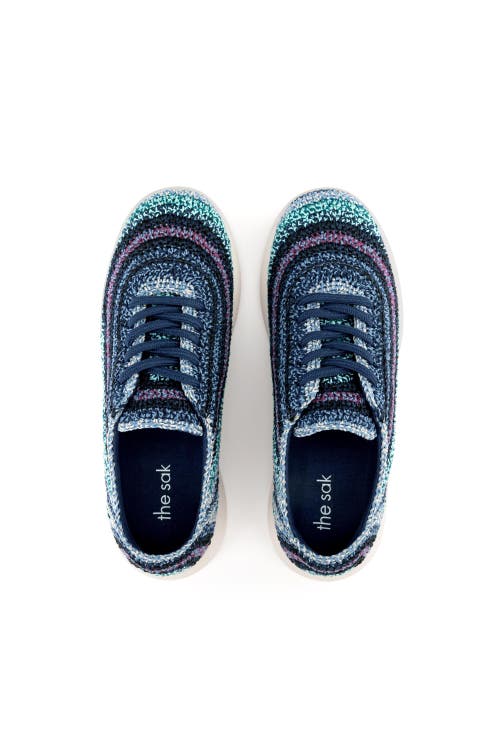 Shop The Sak Asha Sneaker In Lapis Stripe