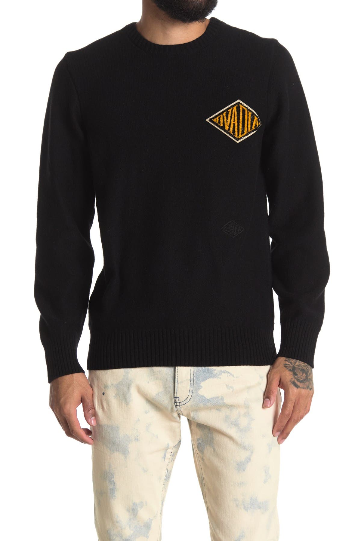 monogram crew neck