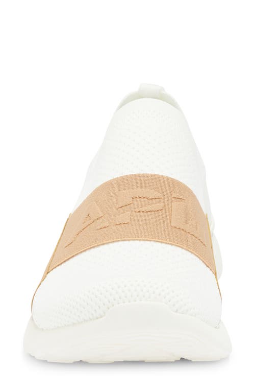 Shop Apl Athletic Propulsion Labs Apl Techloom Bliss Knit Running Shoe In Ivory/tan