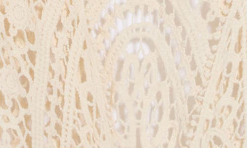Forgotten Grace Crochet Duster Cardigan In Natural