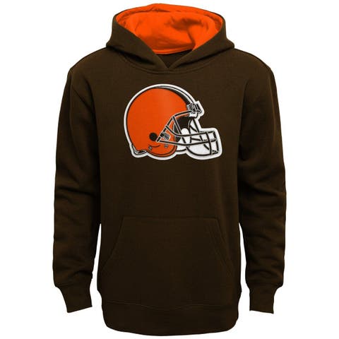 Womens Cleveland Bone Football Hooded Sweatshirt