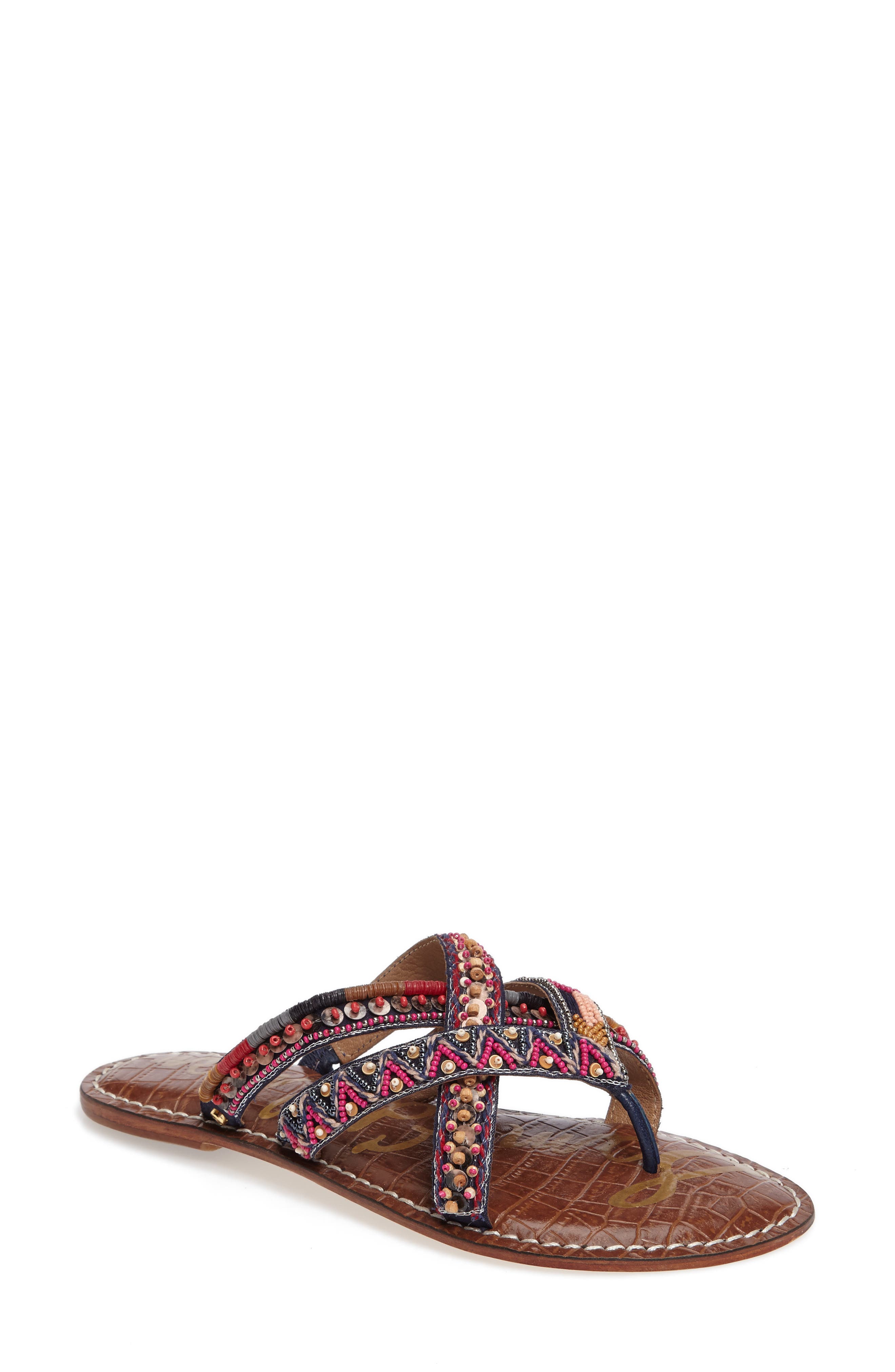 sam edelman beaded sandals
