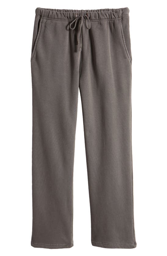 Shop Elwood Core Cotton Straight Leg Sweatpants In Vintage Grey