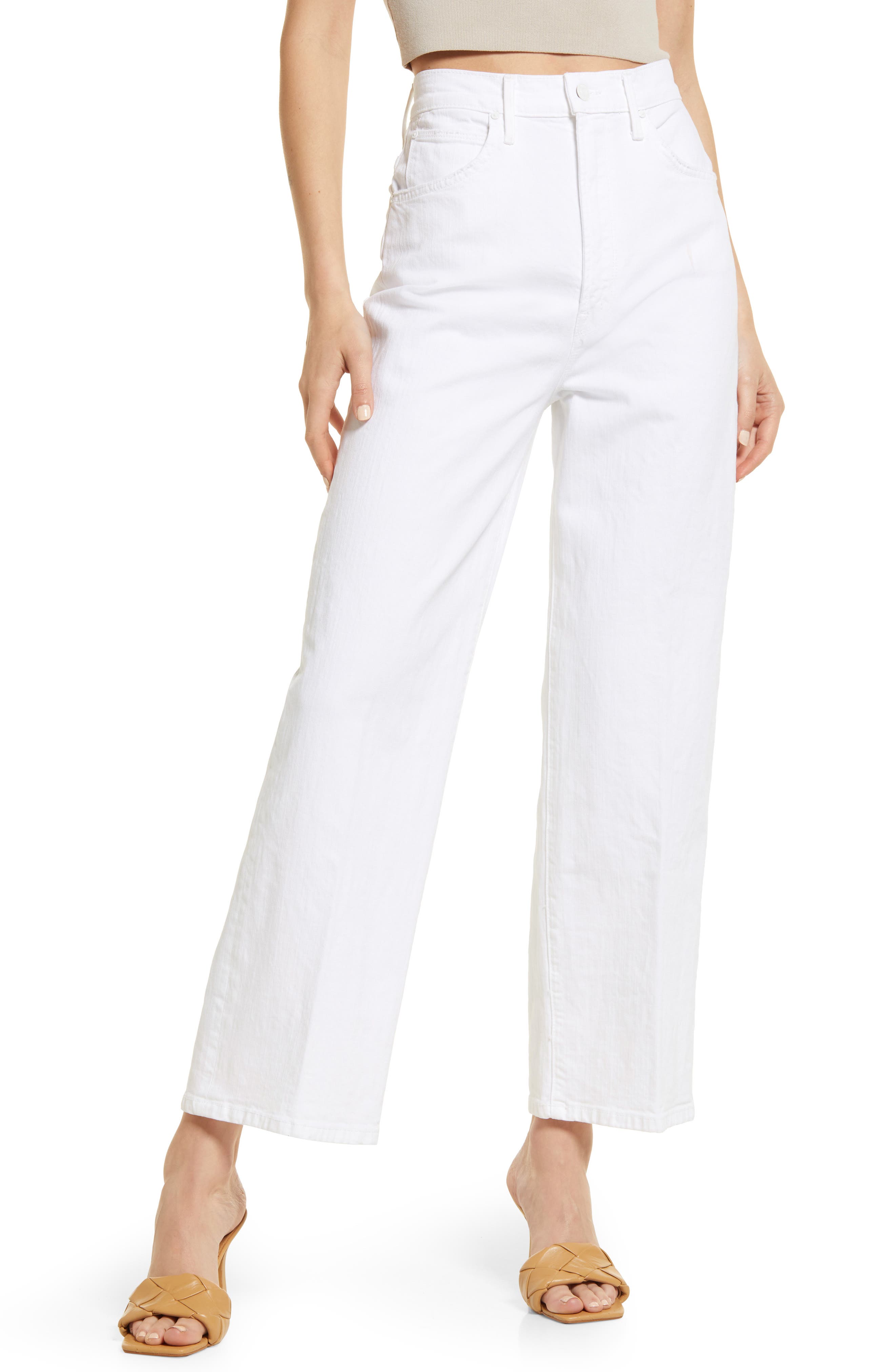 mother white jeans sale