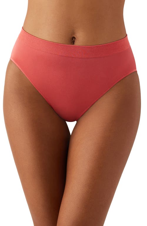 B-Smooth High Cut Briefs in Mineral Red