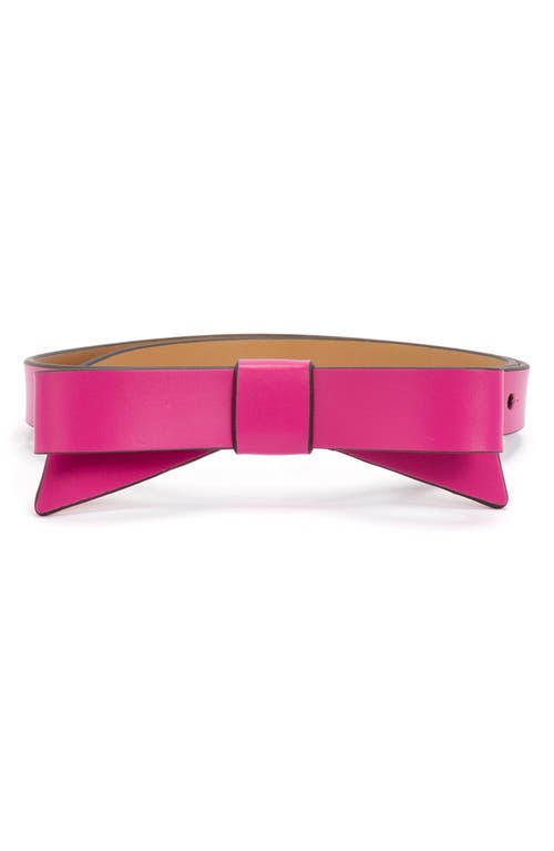 Kate Spade New York Bow Belt In Marker Pink