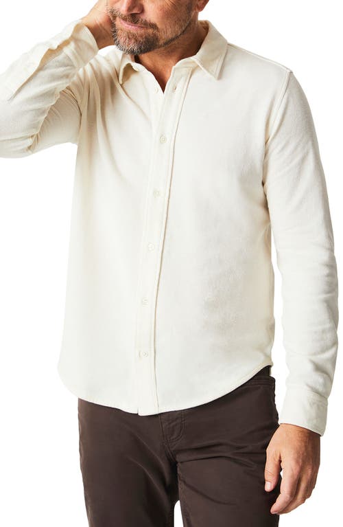 Billy Reid Yellowhammer Cotton & Linen Knit Button-Up Shirt at Nordstrom,
