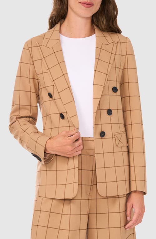 Shop Halogenr Halogen(r) Windowpane Check Blazer In Tannin Brown