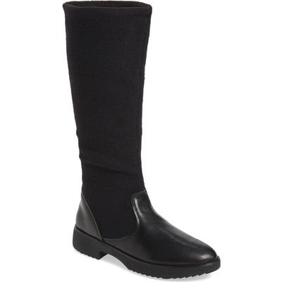 Fitflop Nisse Mixed Media Boot, Black
