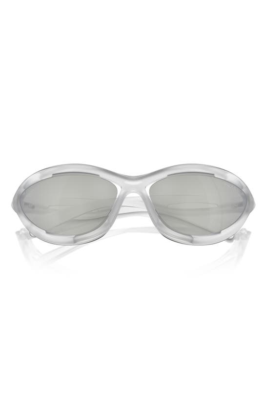 Prada 60mm Cat Eye Sunglasses In Crystal