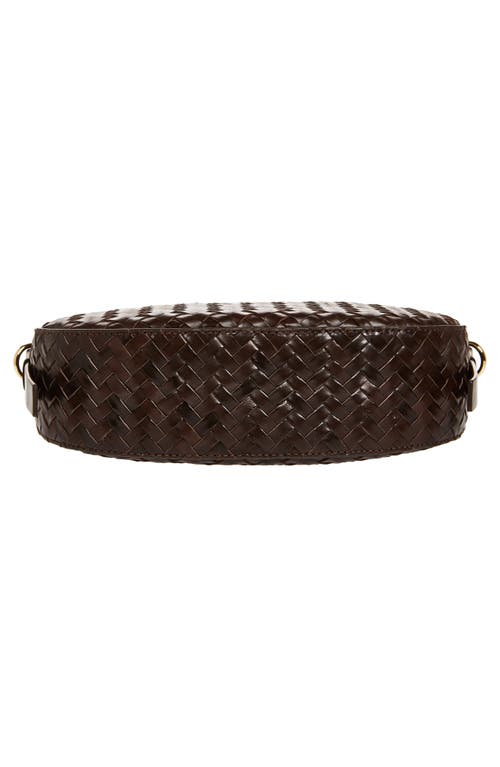 & Other Stories Steve Braided Leather Shoulder Bag In Brown Medium Dusty
