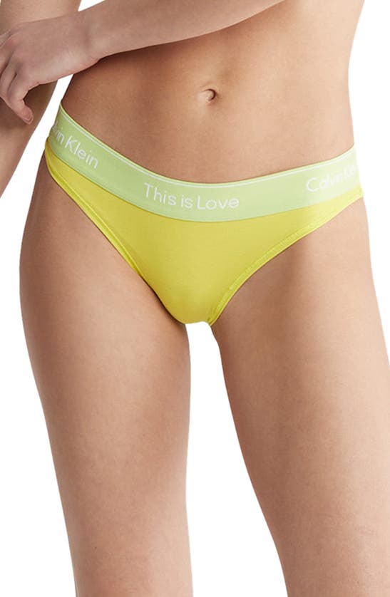 Calvin Klein Women's This is Love Modern Cotton Thong Panty, Aqua Green,  Small : : Clothing, Shoes & Accessories
