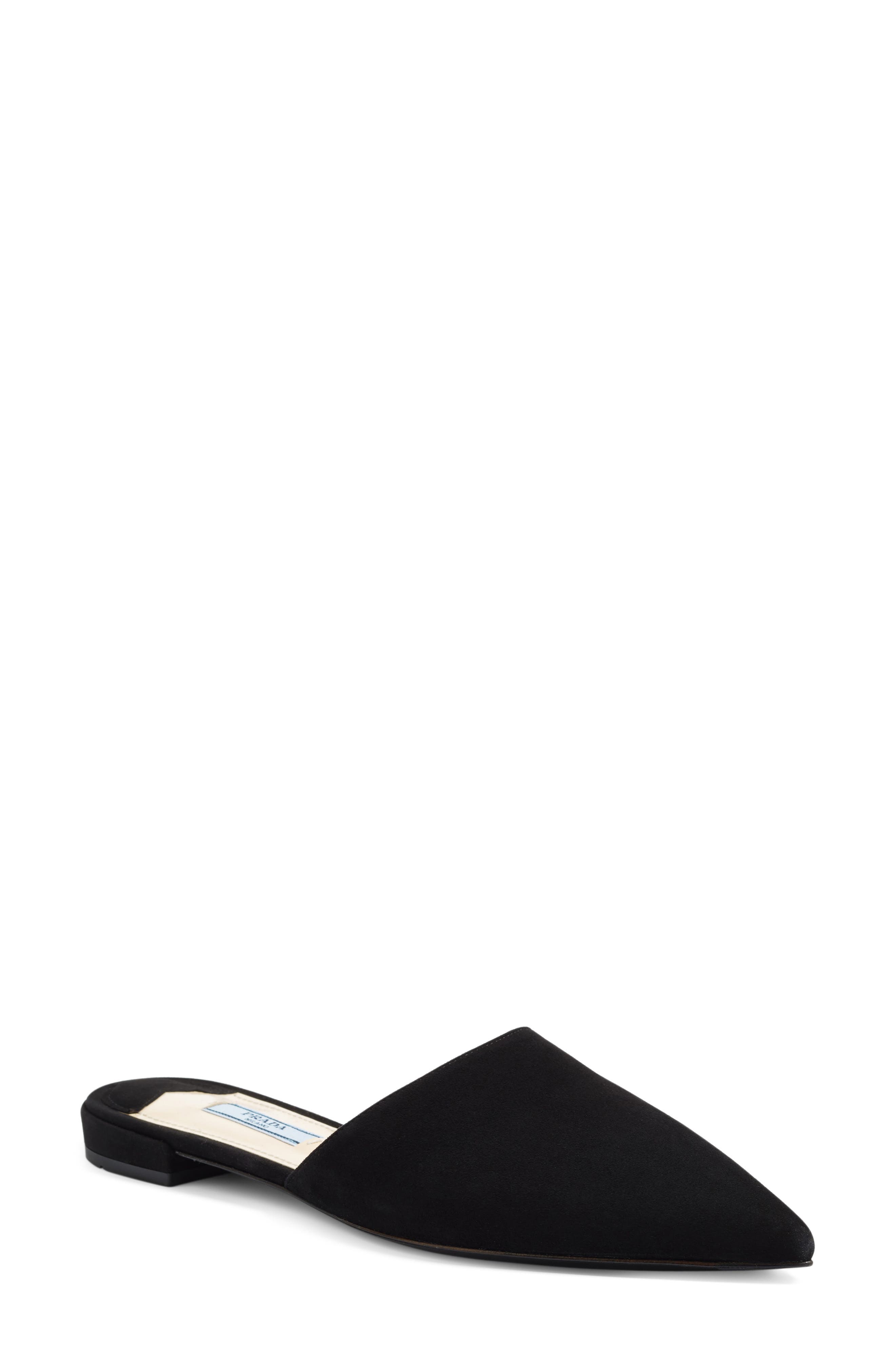 prada pointy toe mule