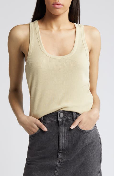 Topshop U-Neck Tank available at #Nordstrom  Scoop neck tank top, Topshop,  Top nordstrom